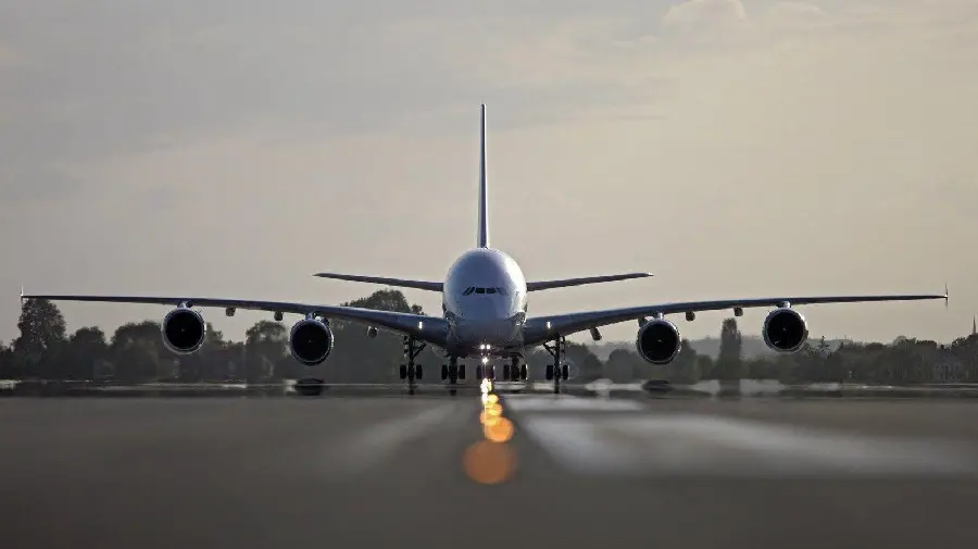 Large aircraft photo for aerospace computer wallpaper