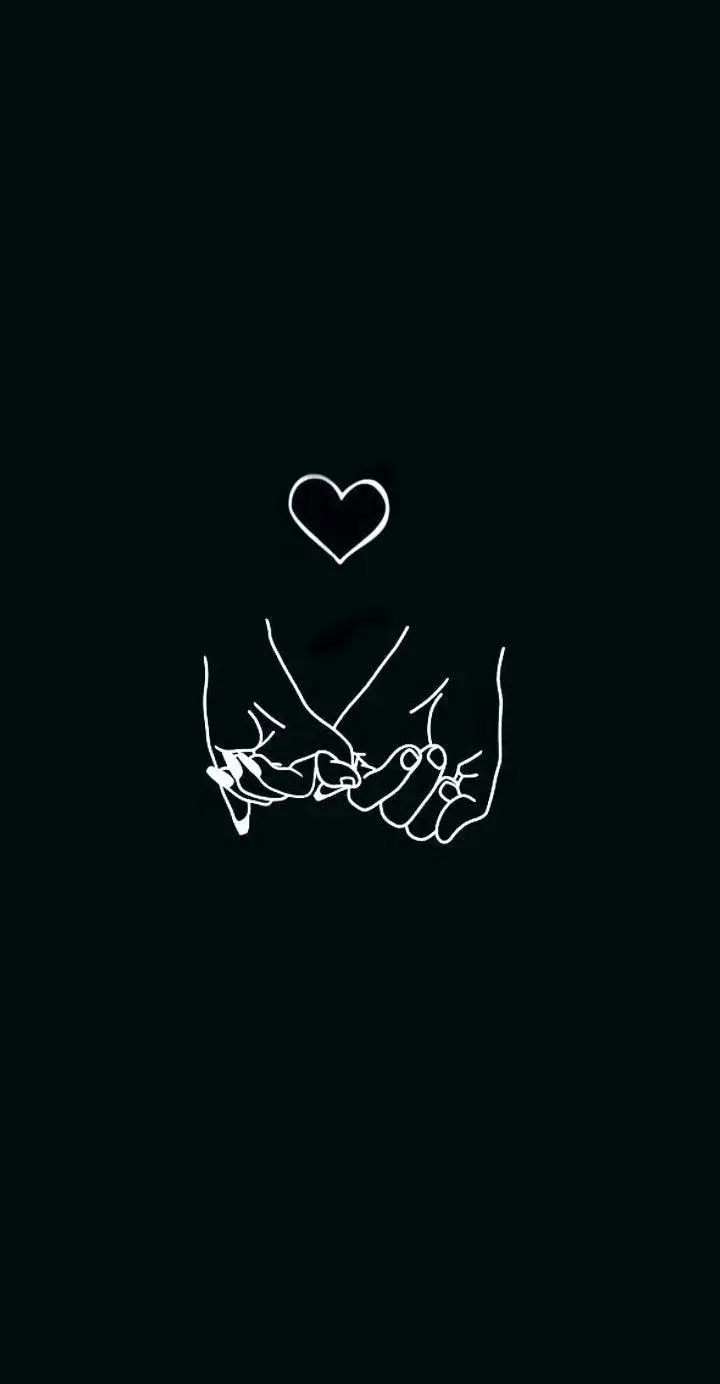 Dark Couple Romantic Black Background for Phone