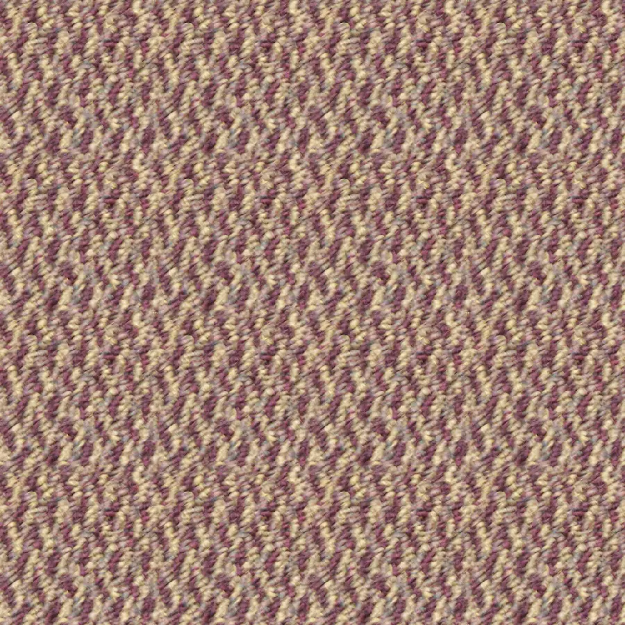 Carpet material with a fantastic and beautiful pea-colored design