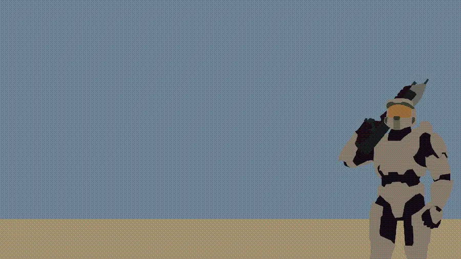 Minimalist Game Photo	Star Wars Trooper