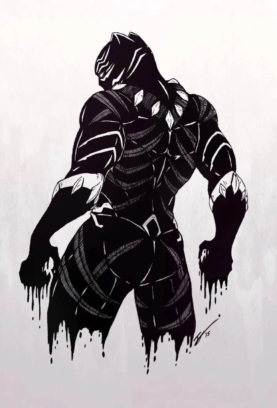 Marvel Black Panther Painting