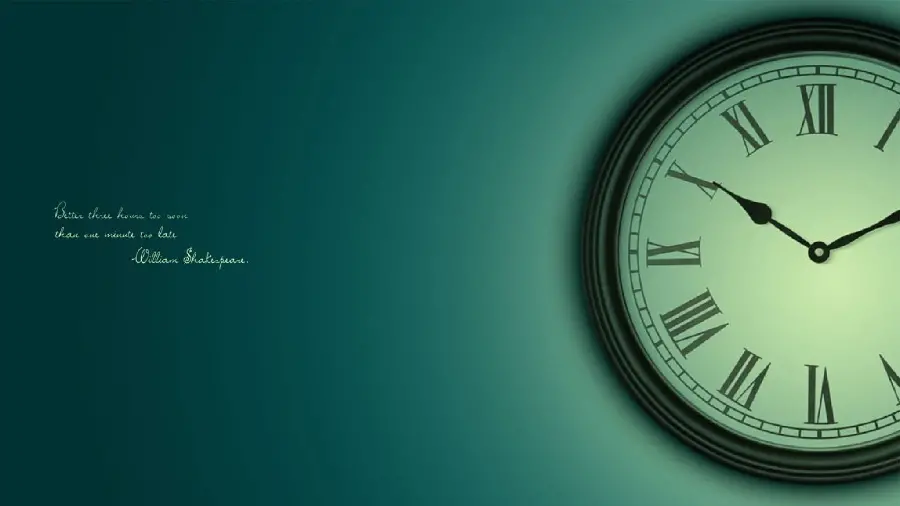 Analog Clock Profile Photo