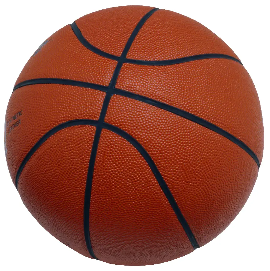Photo of basketball on white background