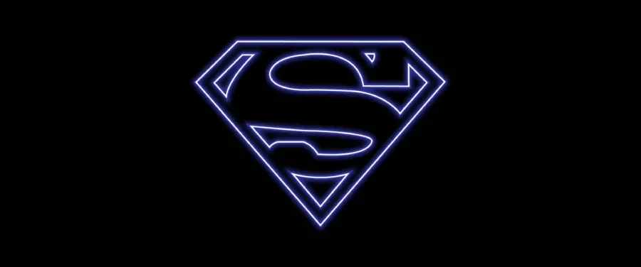 Black Superman Logo