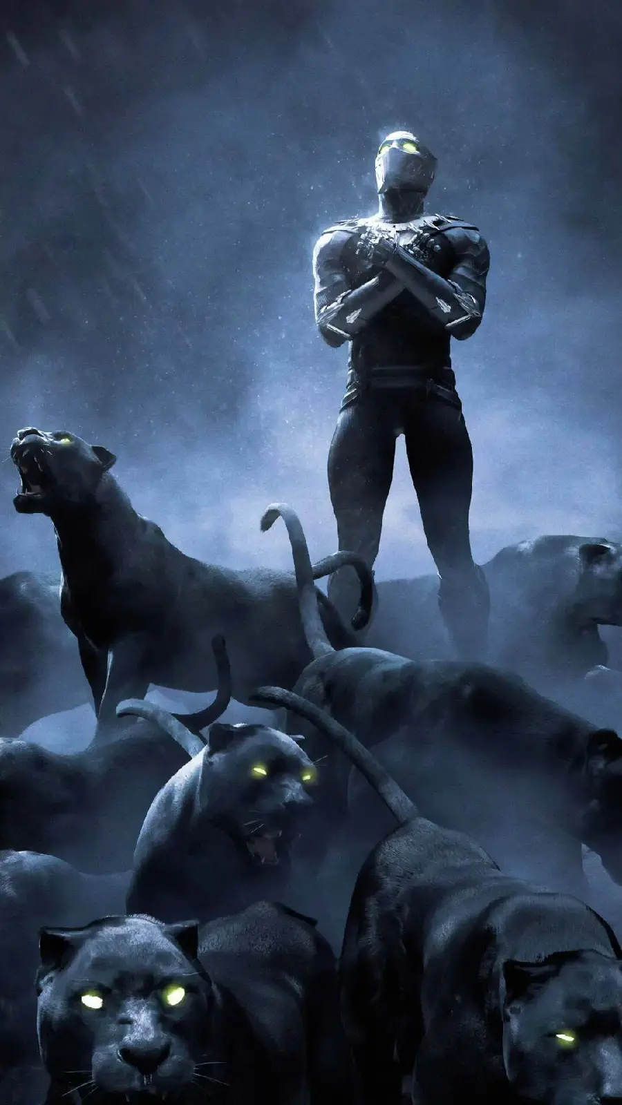 Black Panther King Background
