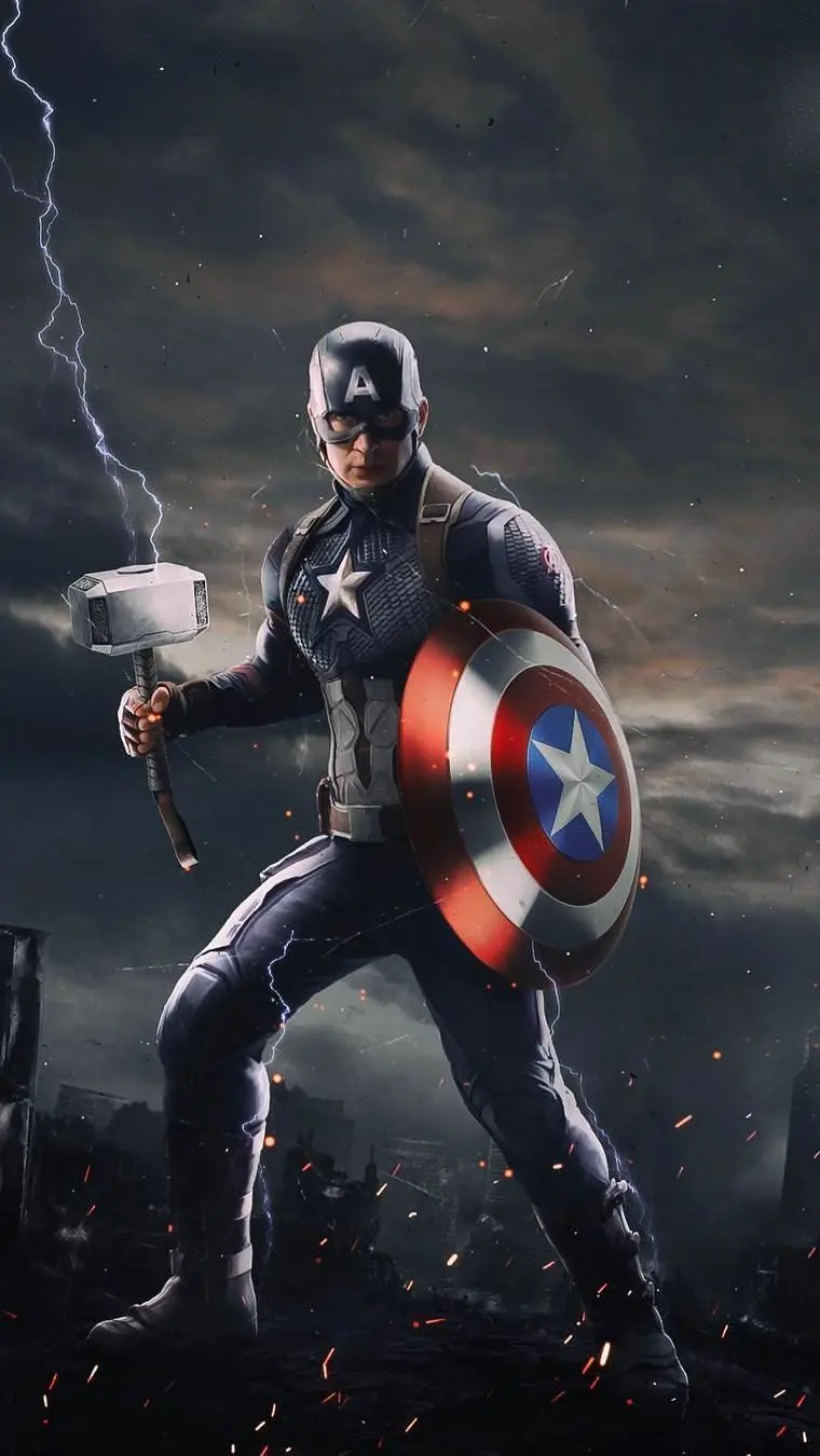 Download Captain America Avengers phone wallpaper