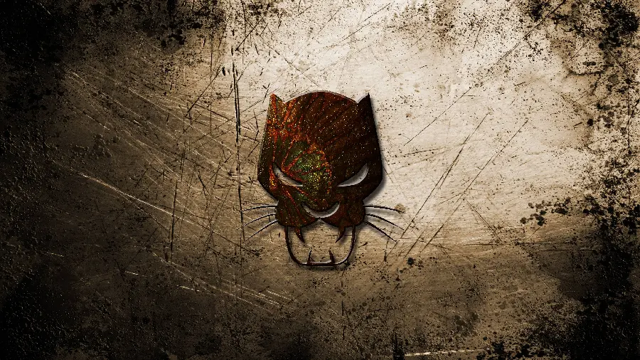 Cool Wallpaper with Marvel's Black Panther Logo