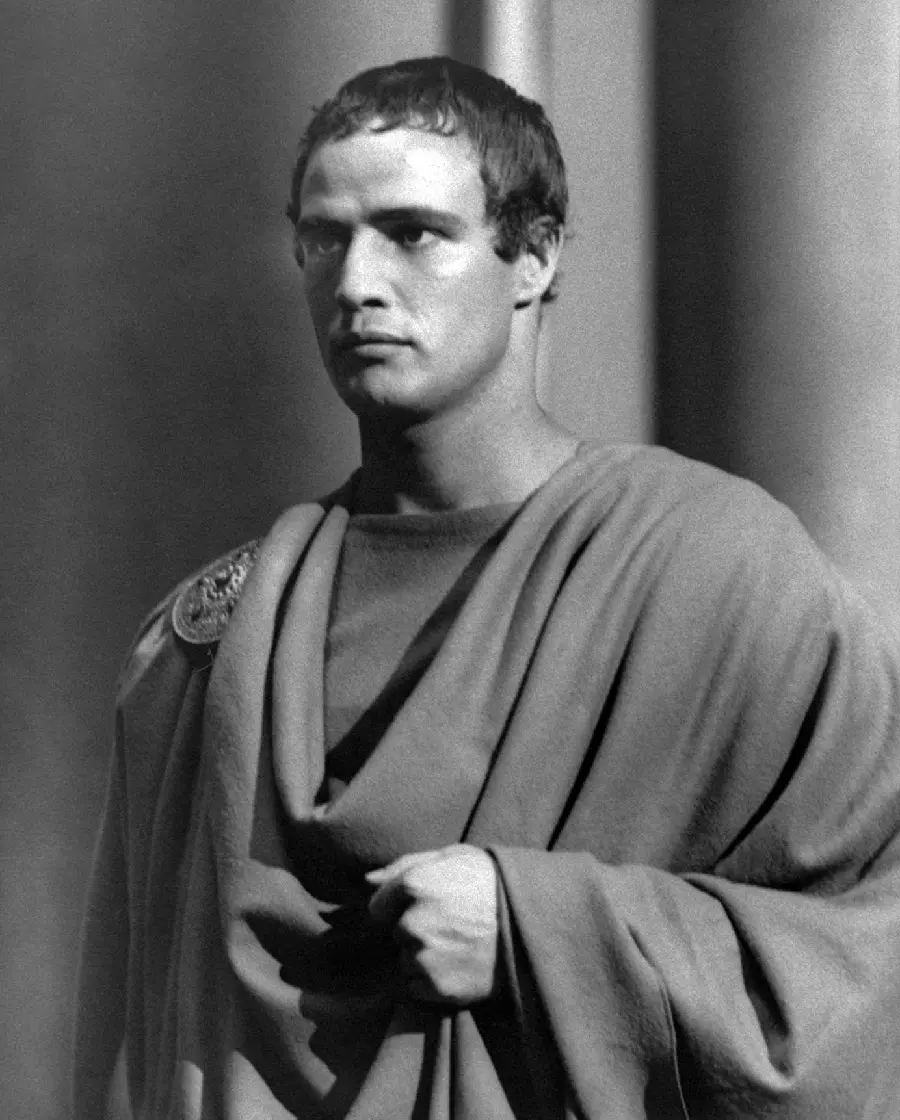 Black and white image of Julius Caesar