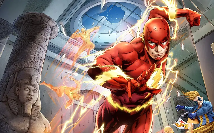 Flash DC Comics Background DC's Red Flash