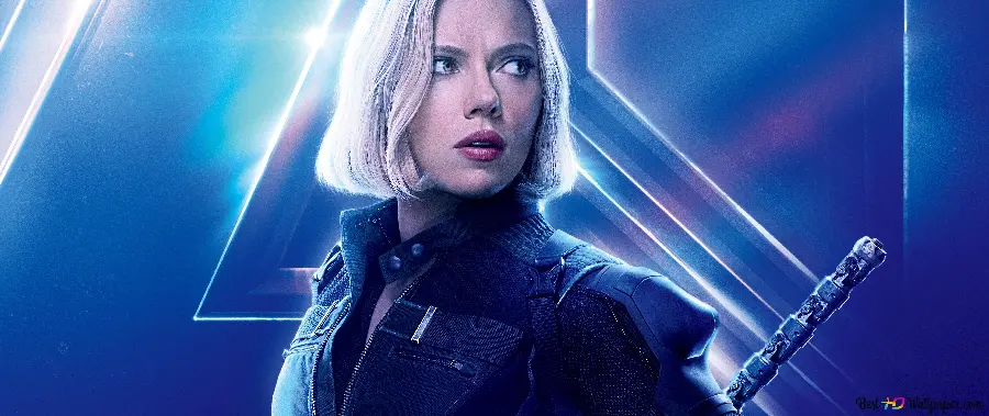 Black Widow and Scarlett Johansson in Avengers 8K