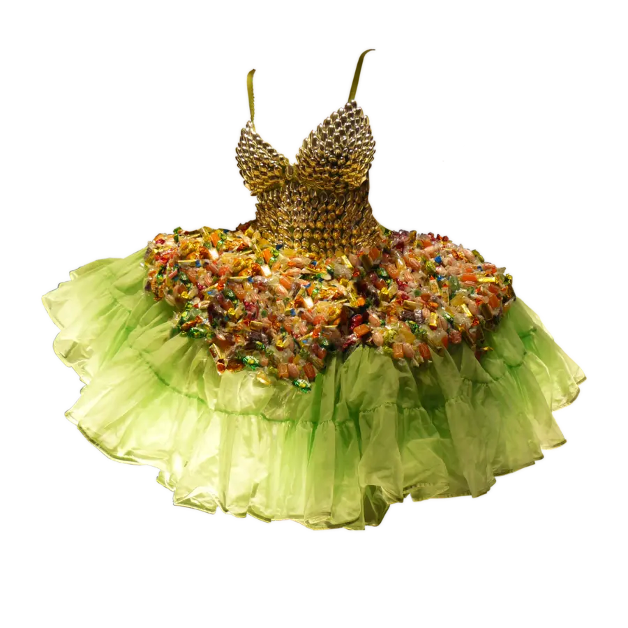 Very stylish and elegant evening dress for obese people