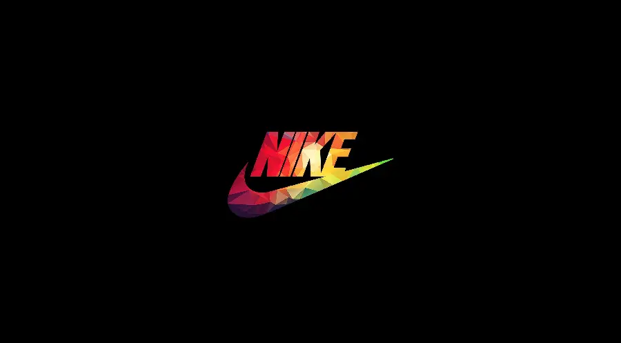 Large Orange And Yellow Nike Logo High Quality Full HD