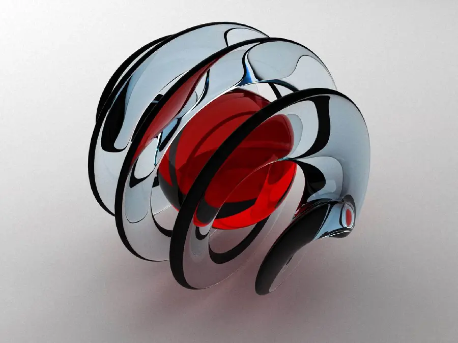 Glass Art Sculpture Photo