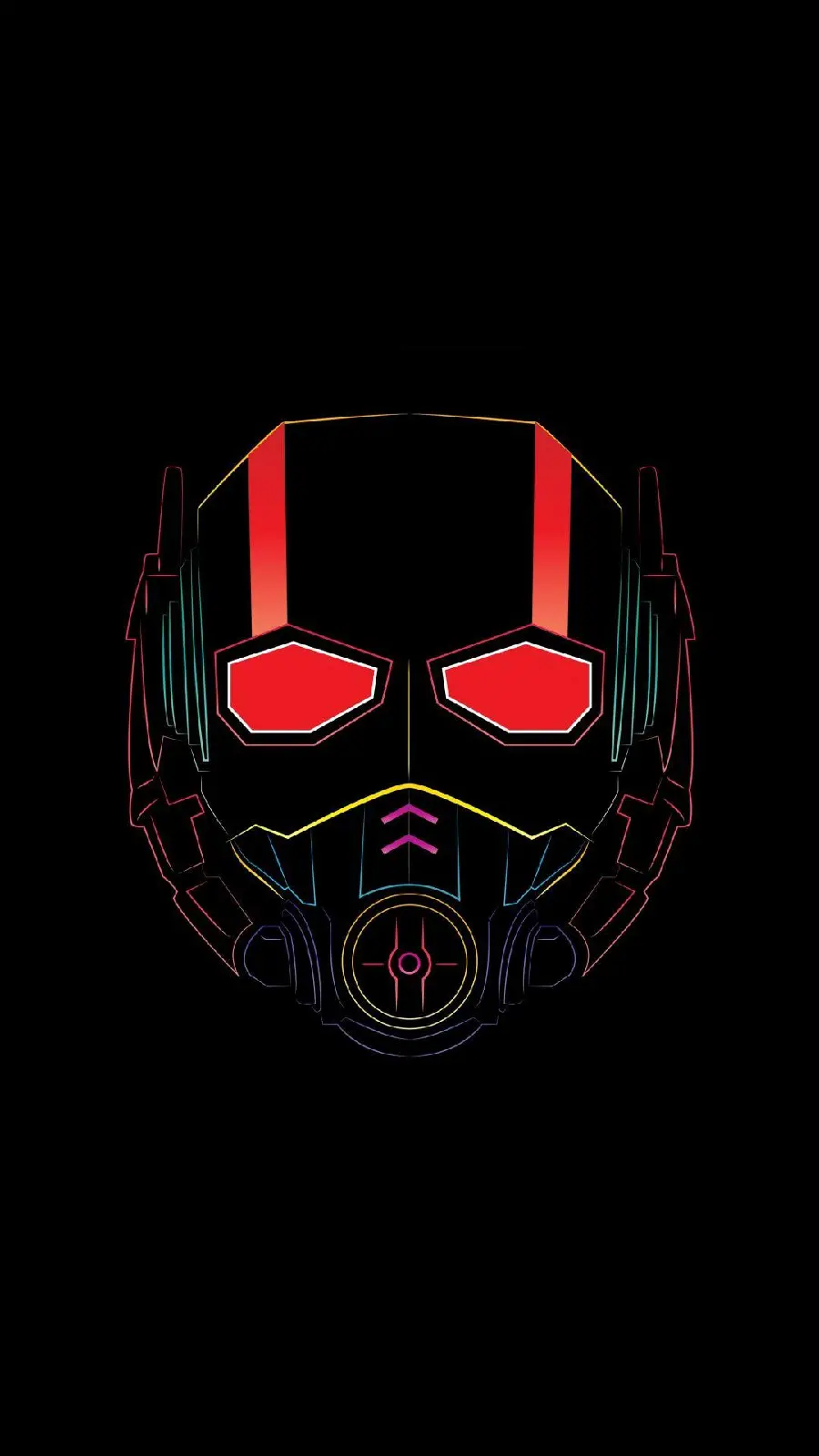 Vector image of Ant-Man or Ant-Man for iPhone background