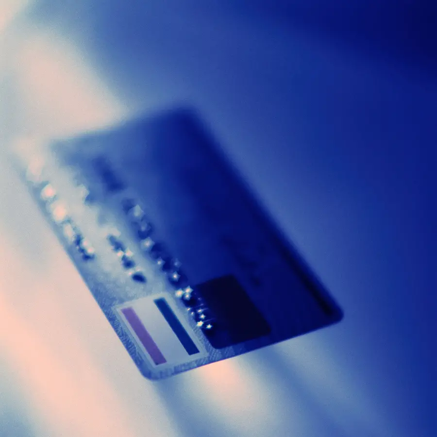 Photo Bank card full of money and wealth