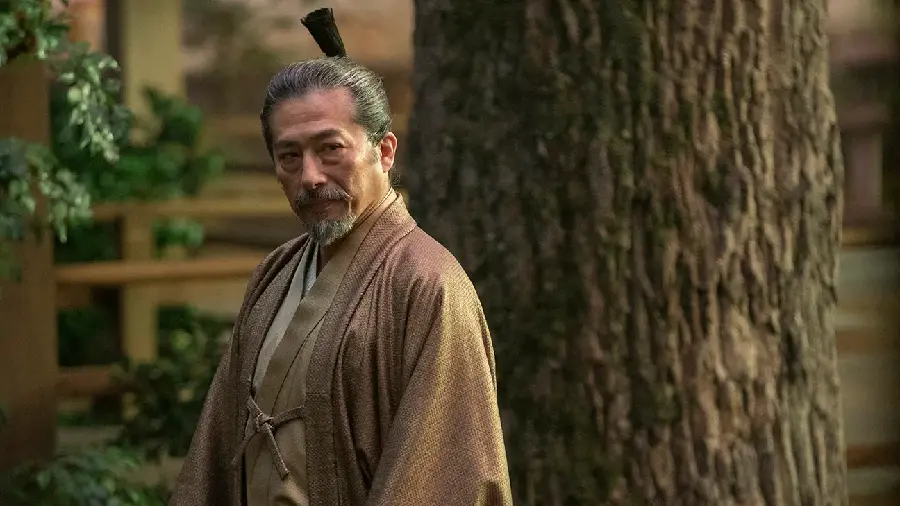 Photo of Hiroyuki Sanada as Lord Yoshi Toranaga in the Shogun series