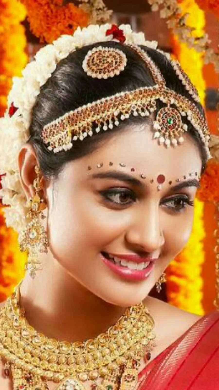 Indian bride makeup photo