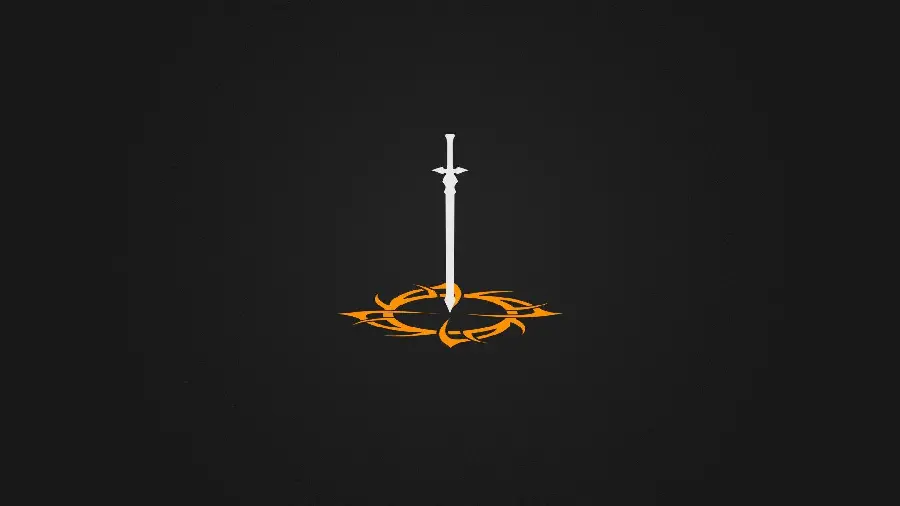 Minimalist Sword Profile Photo Download