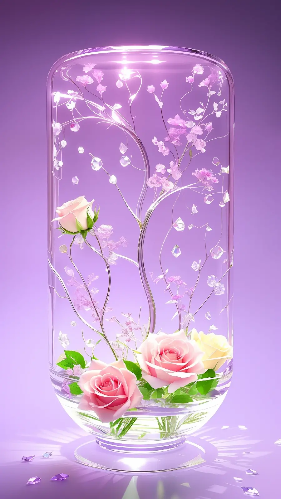 The most beautiful wallpaper created by artificial intelligence for mobile phones