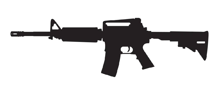 War Rifle PNG Tattoo
