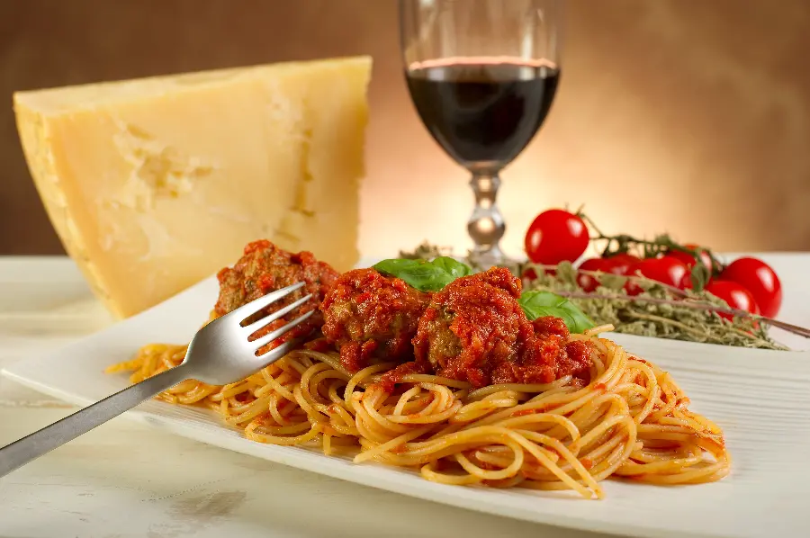 High quality 4k photo of special pasta in Italian restaurants