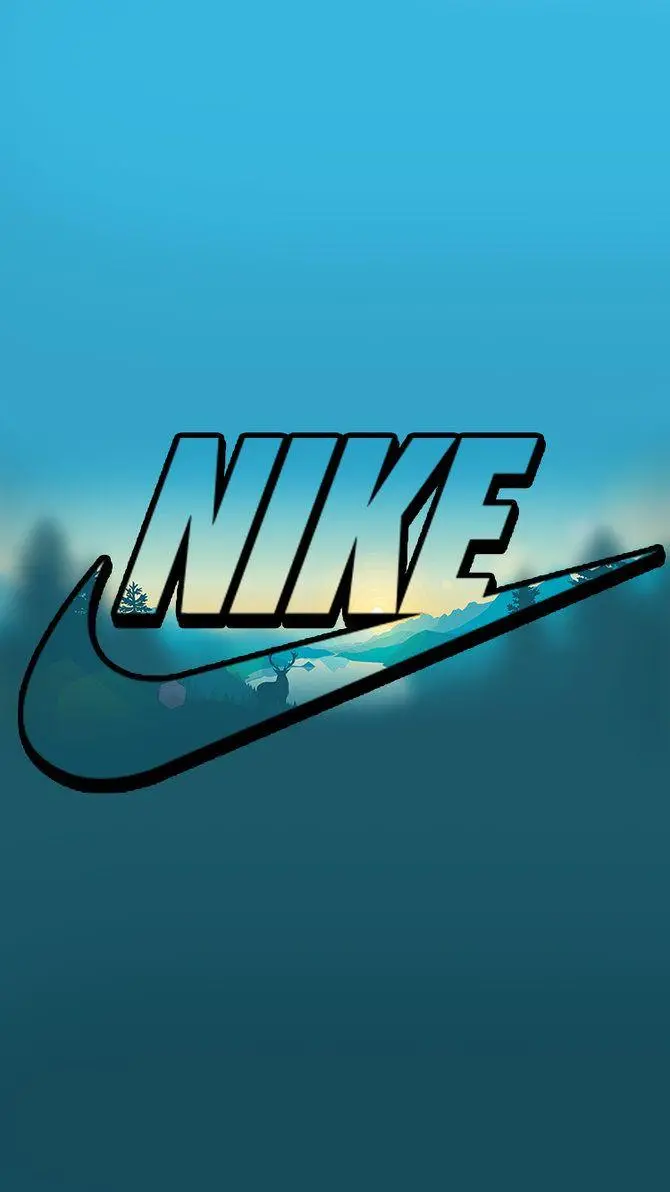 Beautiful Nike logo wallpaper for mobile free download