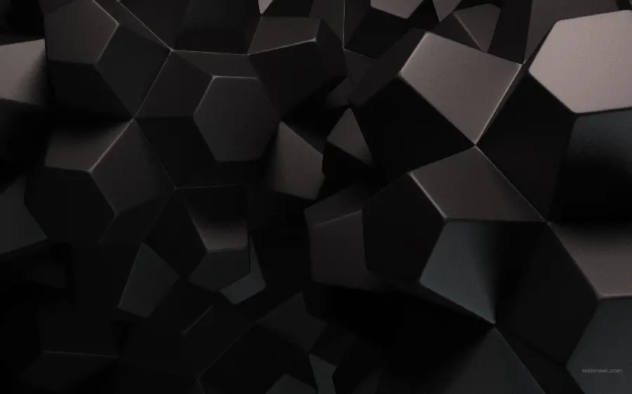 Simple black screen photo