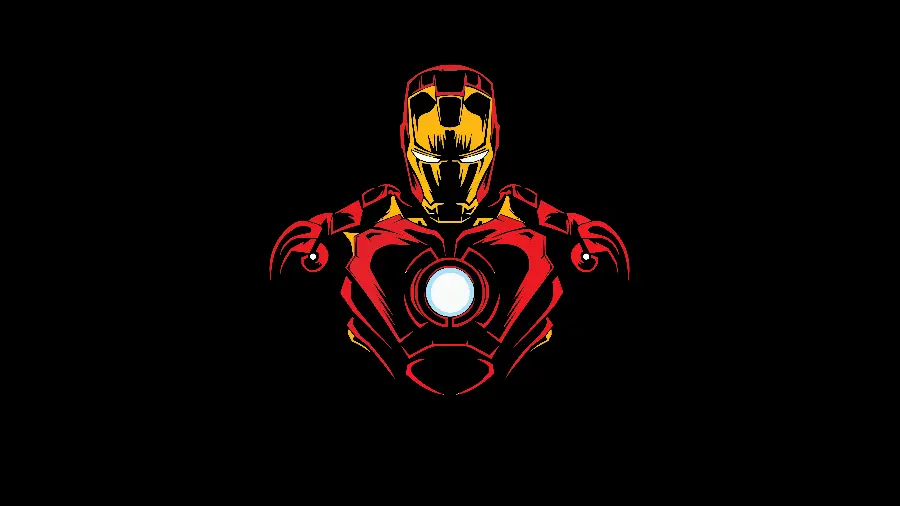 Minimal Iron Man and Iron Man 4k Photo