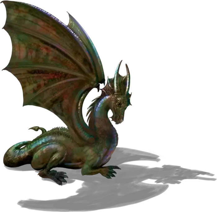 Sitting Dragon Background Free Photo
