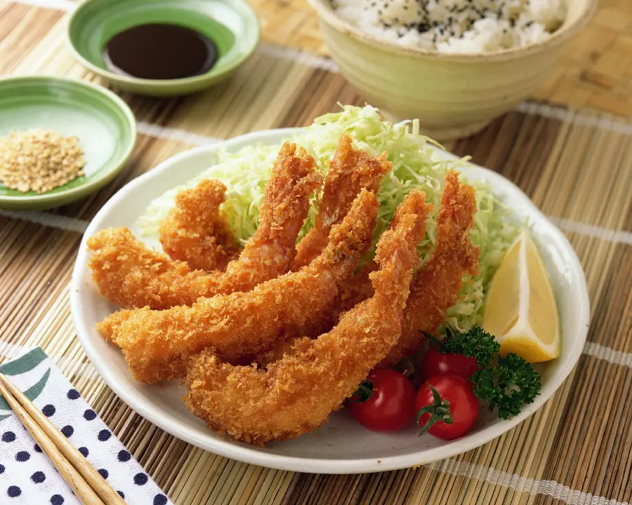 Super delicious seafood with shrimp