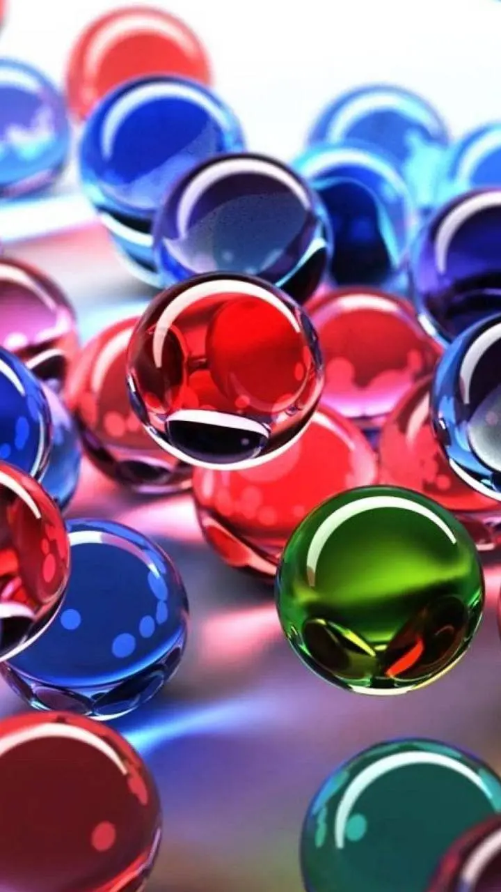 Glass marble iPhone and Samsung wallpaper