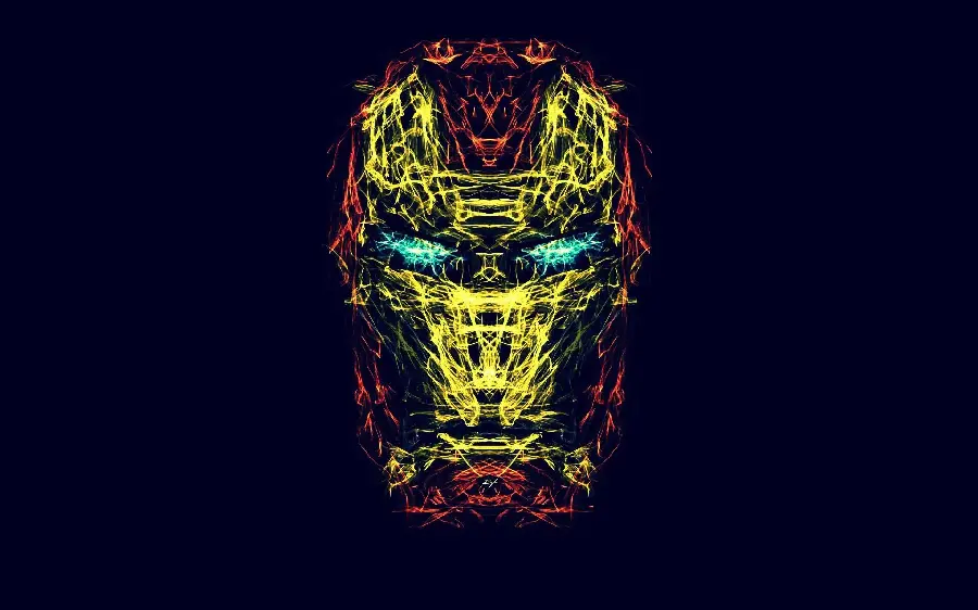 Minimal Background for Profile of Iron Man for Free