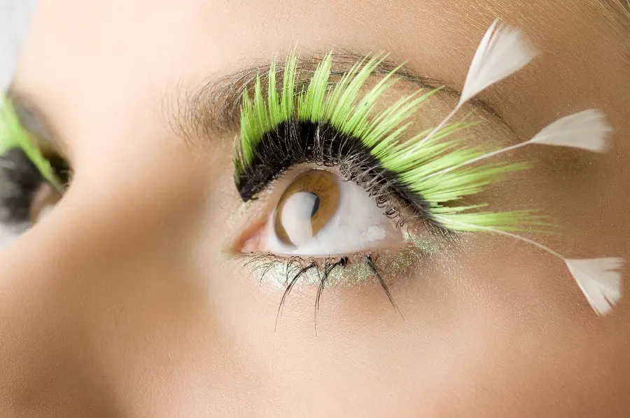Colorful and colorful eye background