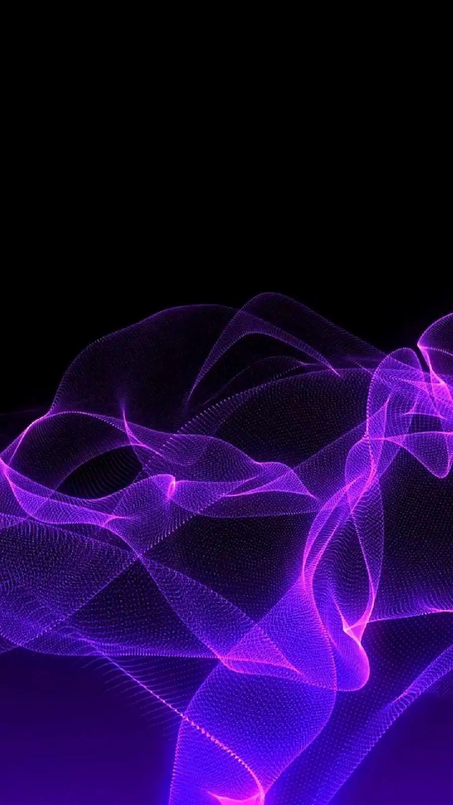 Purple Luminous Background On Black Wallpaper For Touch Phone