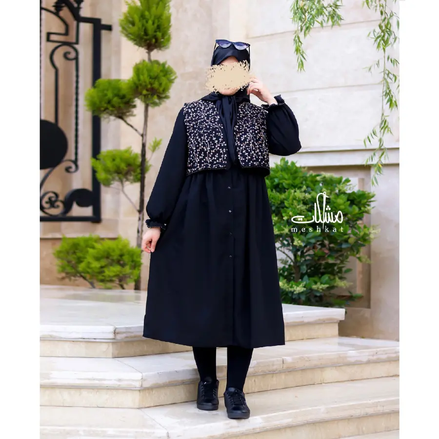 Stylish long coat photo