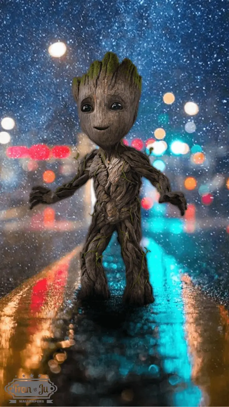 Beautiful Groot wallpaper for your phone background