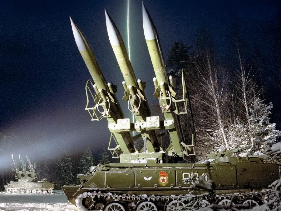High quality photo of a cool anti-missile system