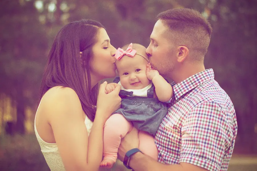 Happy Family Profile Picture with Baby