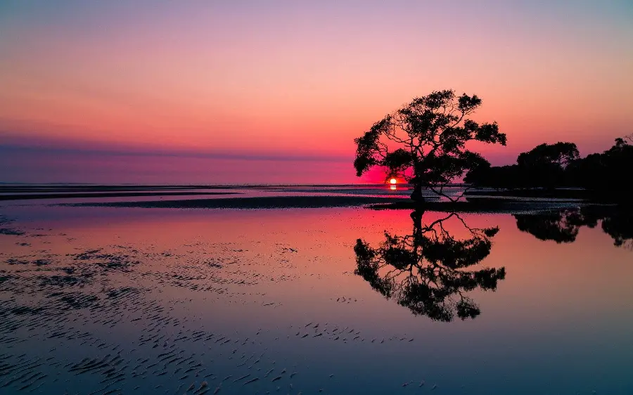 Photo of pristine nature landscape in Australia for printing