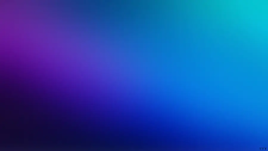 Blue gradient Purple Green and Black Color Combination in the Corner