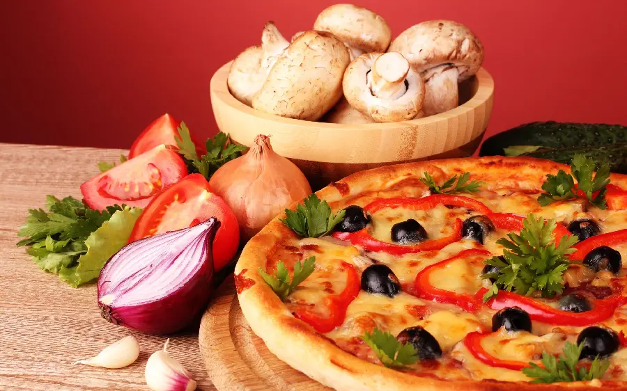 Special Italian Pizza Background
