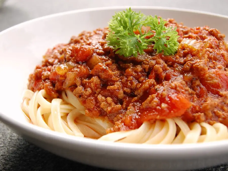 Image of pasta, the main dish of Italians