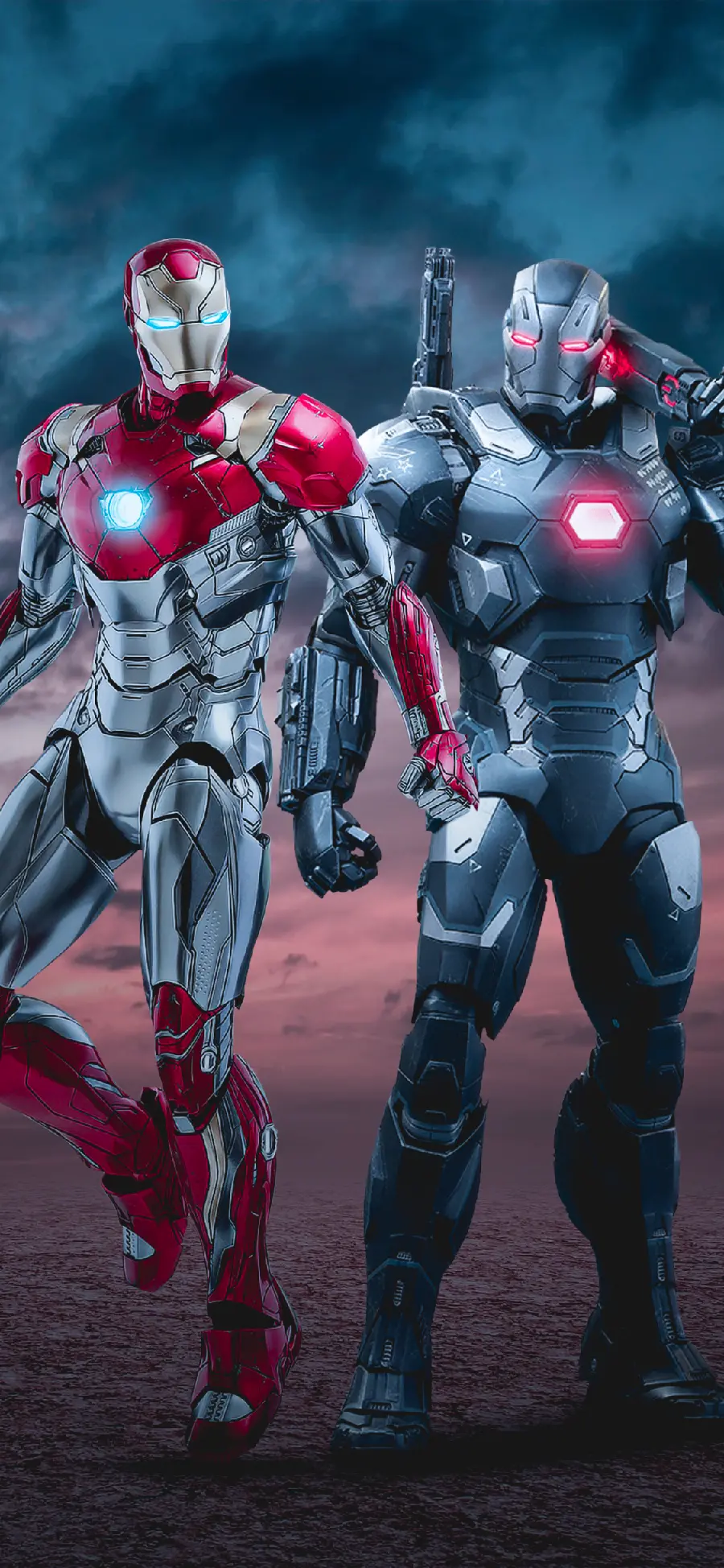 High-quality stock photo for iPhone owners with a war machine design