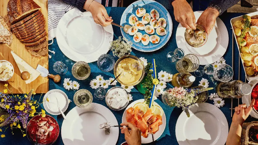 Family dinner table background image for free download in high quality hd