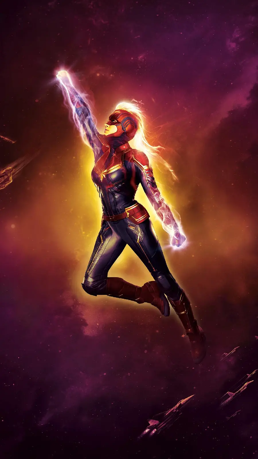 Captain Marvel Flying Photo