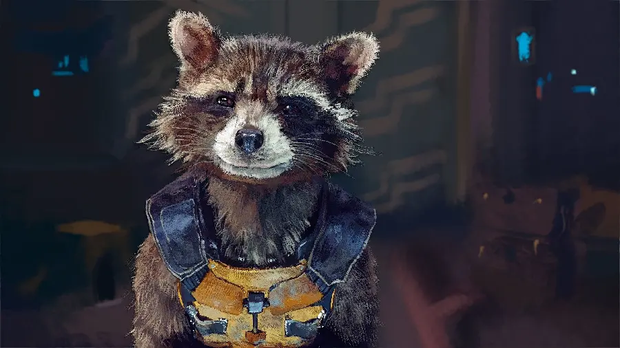 Old Rocket Raccoon Photo