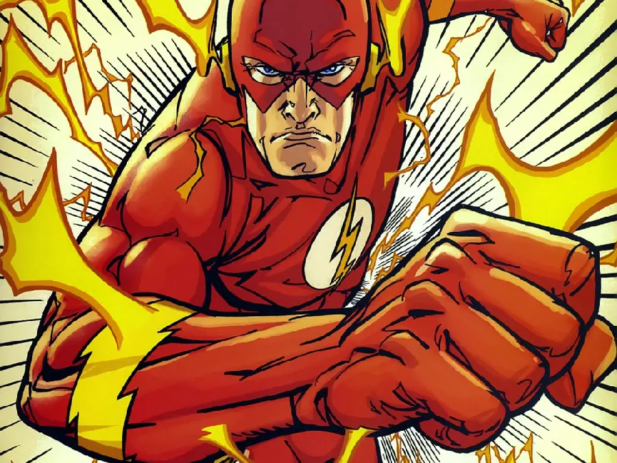 Image from the Flash CD comic with excellent quality