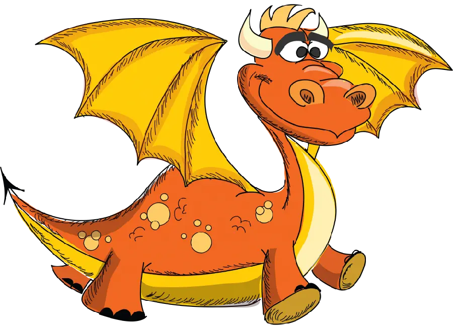 Dragon painting in the morning PNG