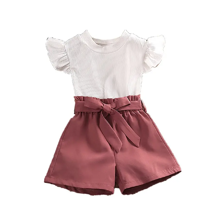 Girl's short evening dress model