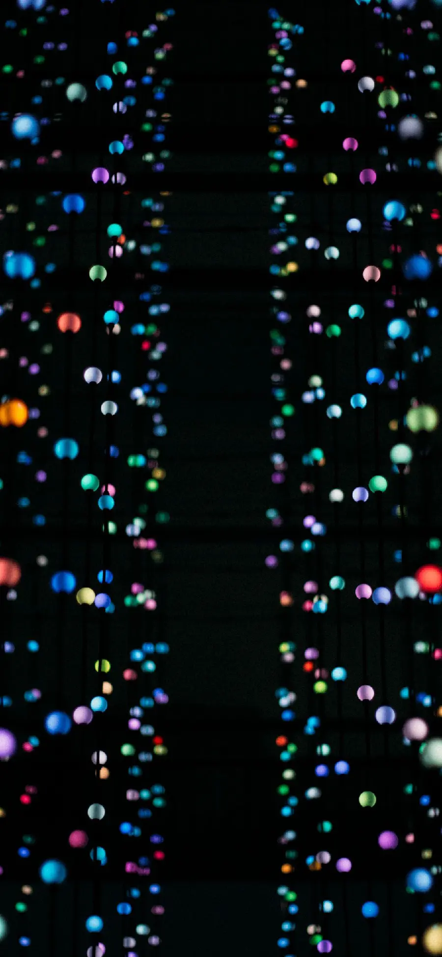 Black background for iPhone with beautiful lights